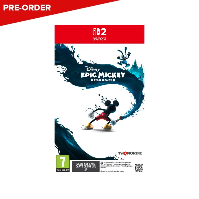 [PRE-ORDER] Nintendo Switch 2 Disney Epic Mickey: Rebrushed (Game Key Card) (EUR)