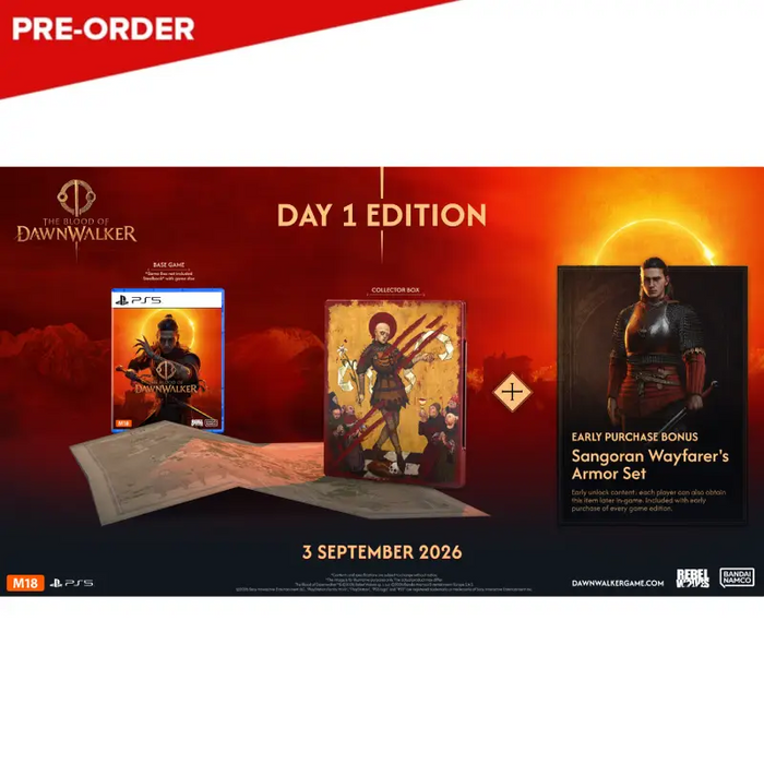 [PRE-ORDER] PlayStation 5 The Blood of Dawnwalker Day 1 Edition (ASI)