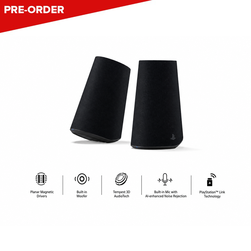 [PRE-ORDER] Sony PlayStation Pulse Elevate Wireless Speakers (Midnight Black)