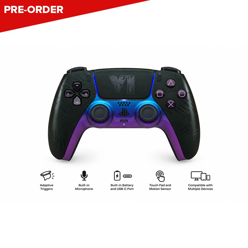 [PRE-ORDER] DualSense Wireless Controller – Grand Theft Auto VI Black Limited Edition