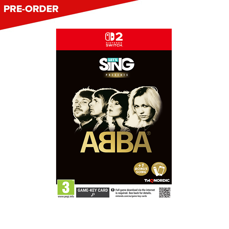 [PRE-ORDER] Nintendo Switch 2 Let's Sing ABBA Game Alone [2027 Edition] (Game Key Card) (EU)