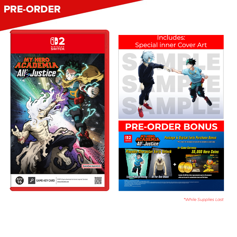 [PRE-ORDER] Nintendo Switch 2 My Hero Academia: All's Justice (ASI)