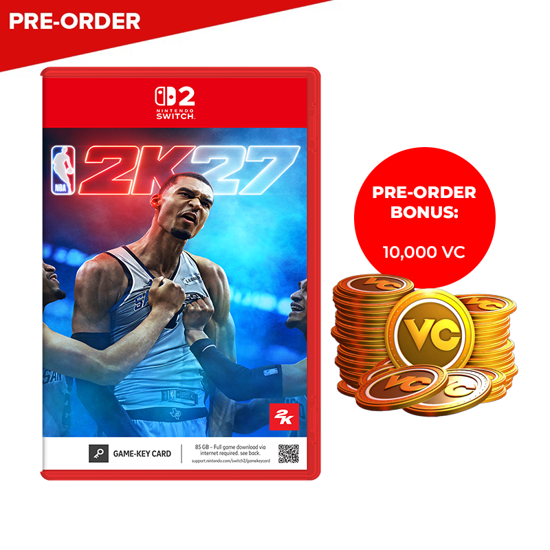 [PRE-ORDER] Nintendo Switch 2 NBA 2K27 Standard Edition (Game Key Card) (ASI)