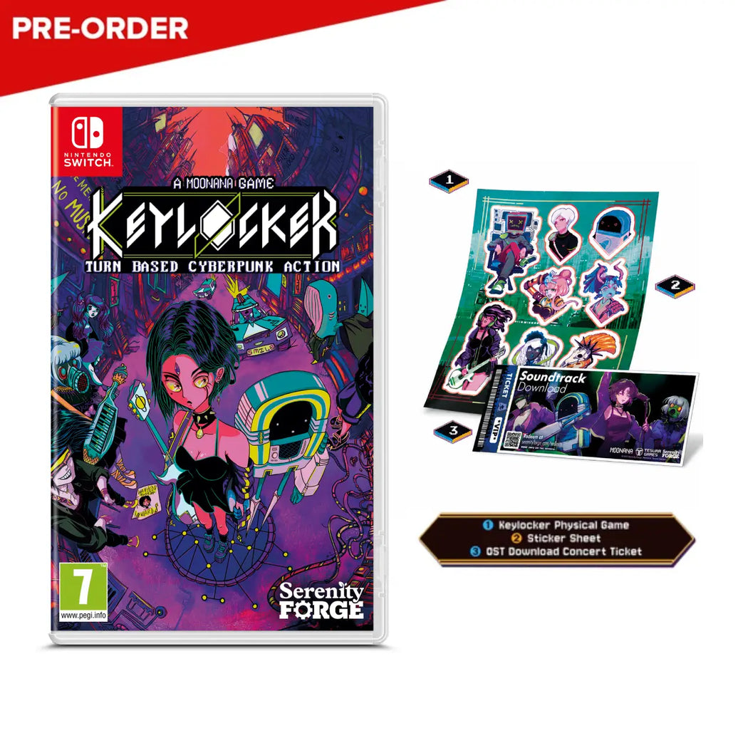 [PRE-ORDER] Nintendo Switch Keylocker | Turn Based Cyberpunk Action