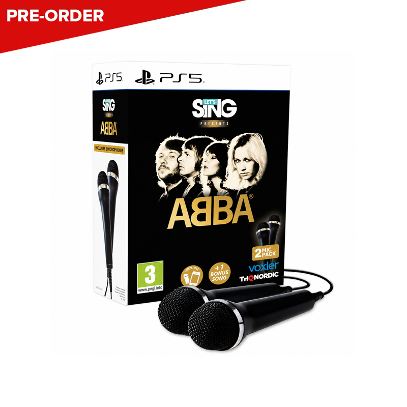[PRE-ORDER] PlayStation 5 Let's Sing ABBA 2 Mic Bundle [2027 Edition] (EU)