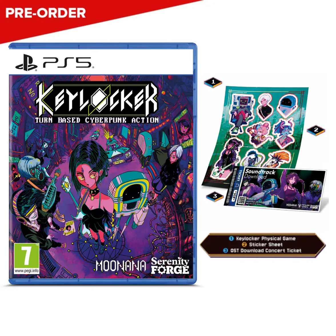 [PRE-ORDER] PlayStation 5 Keylocker | Turn Based Cyberpunk Action