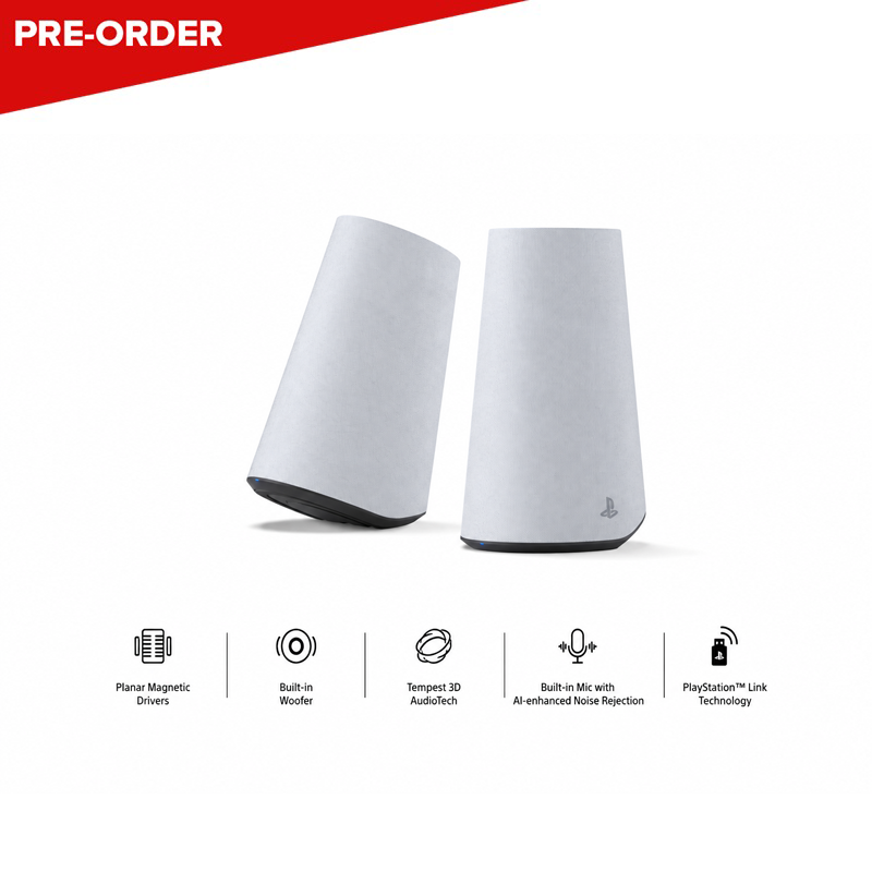 [PRE-ORDER] Sony PlayStation Pulse Elevate Wireless Speakers (White)