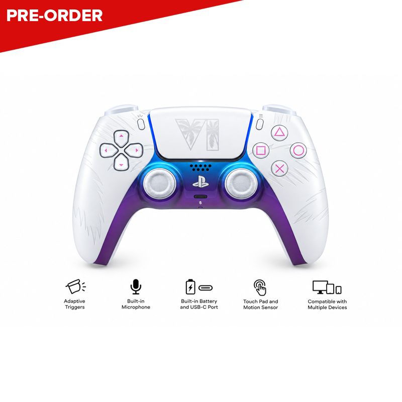 [PRE-ORDER] DualSense Wireless Controller – Grand Theft Auto VI White Limited Edition