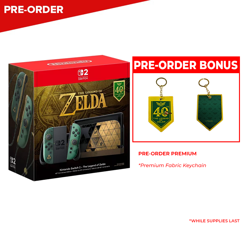 [PRE-ORDER] Nintendo Switch 2 The Legend of Zelda 40th Anniversary Edition Console