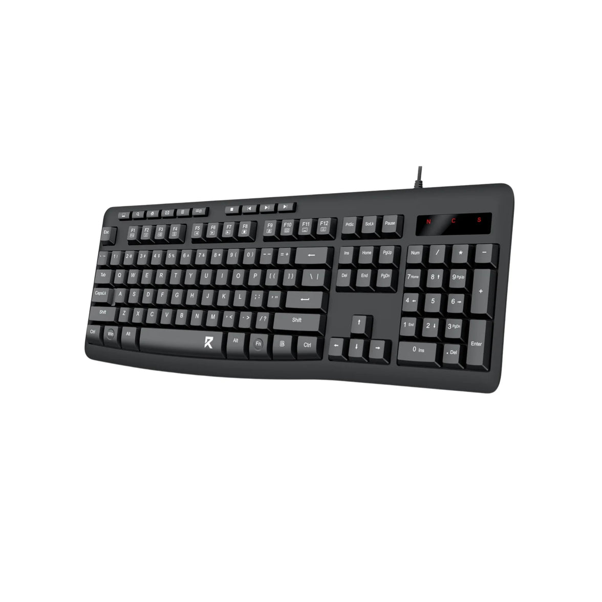 Redragon Wired Office Keyboard Black (BK-7366)