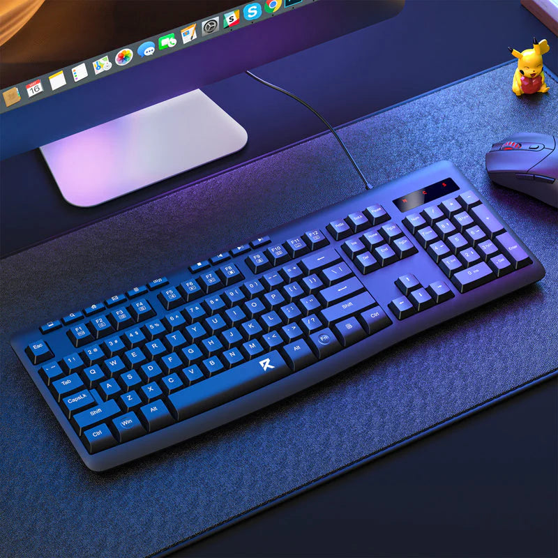 Redragon Wired Office Keyboard Black (BK-7366)