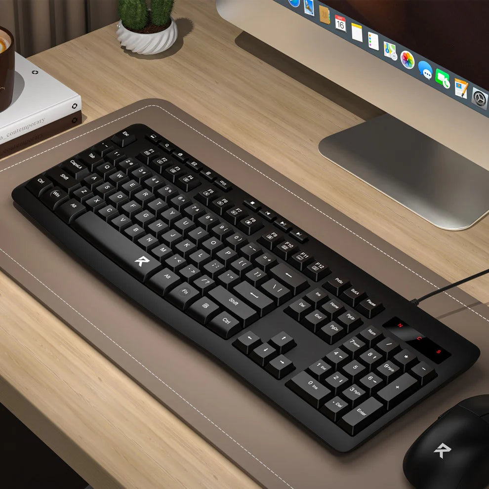 Redragon Wired Office Keyboard Black (BK-7366)