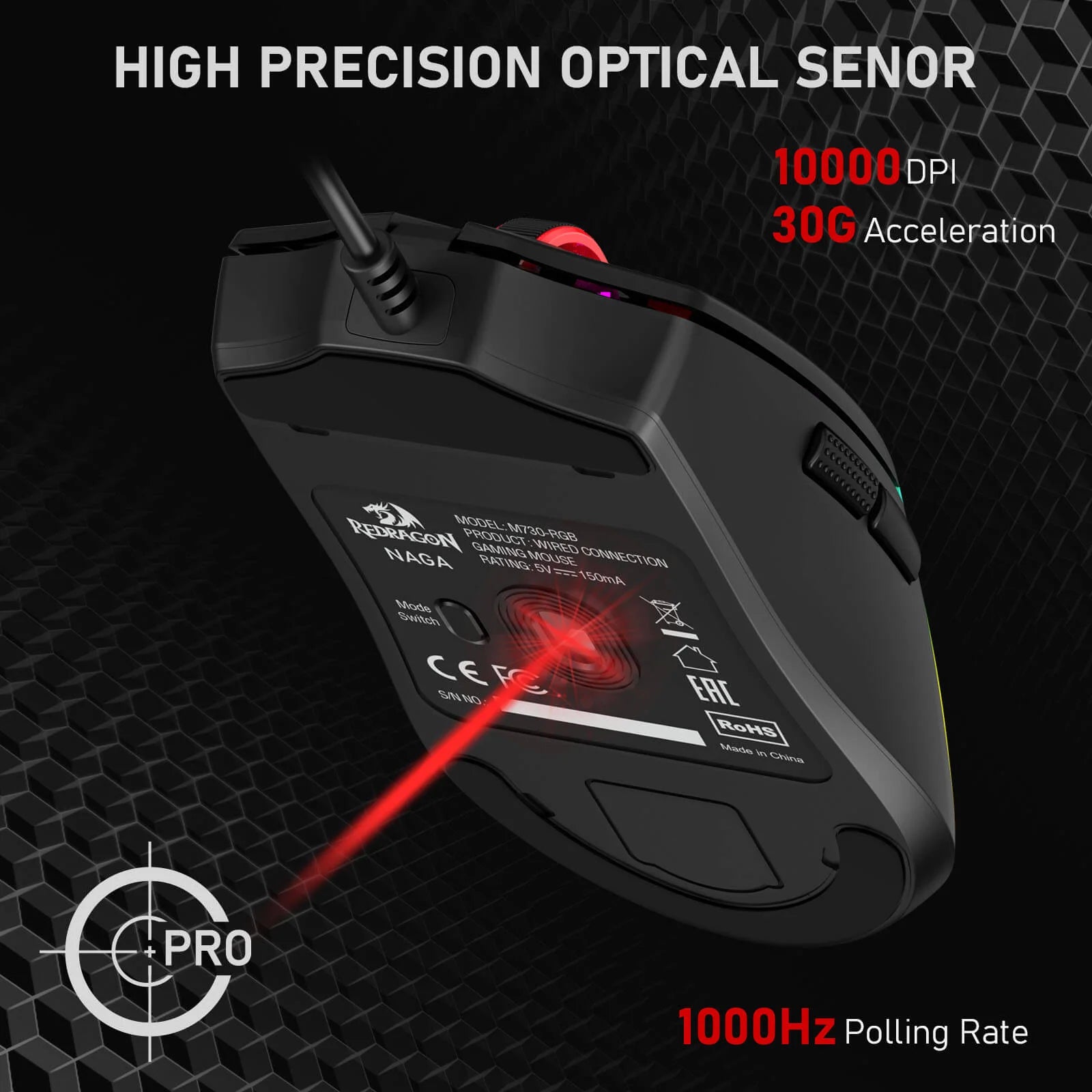 Redragon Naga RGB Gaming Mouse (M730)
