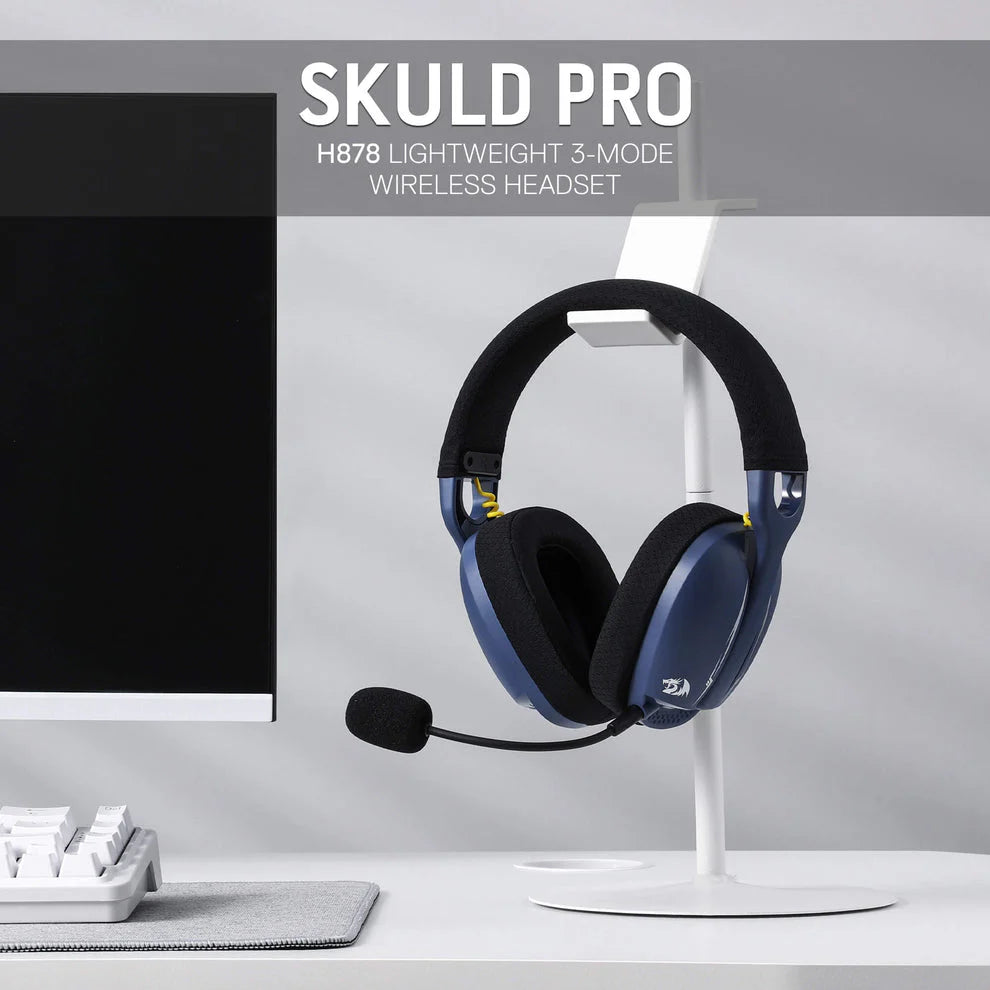 Redragon Skuld Pro Headset Black+Blue (H878BB)
