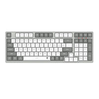 Redragon Scissor Wired Office Keyboard White-Gray (BK-7113)