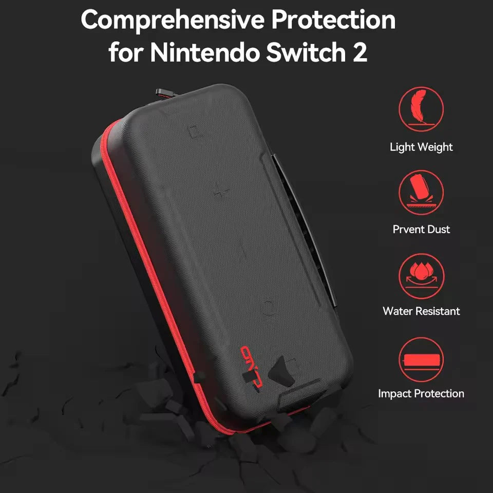 OIVO Carrying Case for Nintendo Switch 2 / Switch OLED (Black/Red) (IV-SW288)