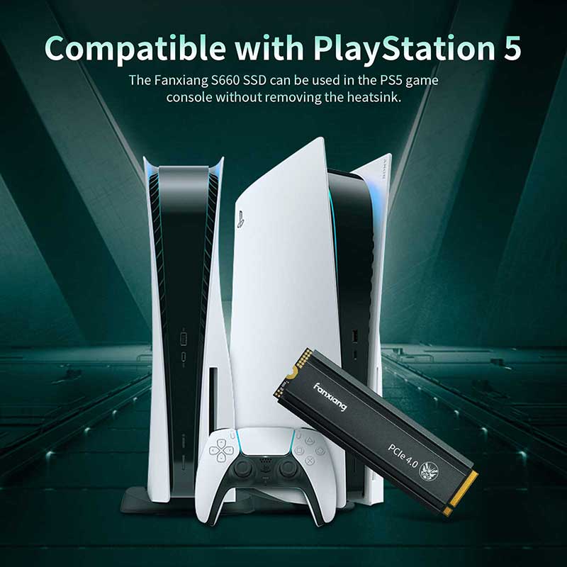 Fanxiang S660 M.2 2280 NVMe SSD PCIe 4.0 3D TLC (PC/Laptop/PS5)