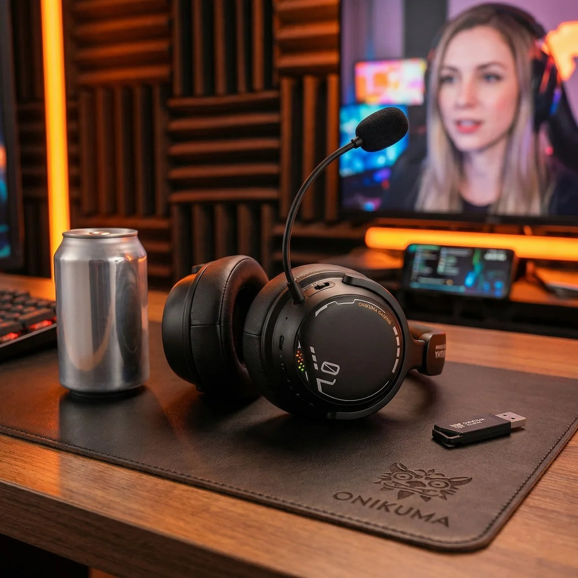 Onikuma GT886 Tr-Mode Gaming Headset Black