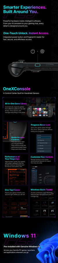 [PRE-ORDER] ONEXPLAYER 3 AI Gaming Handheld PC | Intel® Arc™ G3 Extreme | 24GB RAM | 1TB SSD | 8.8” 144Hz AMOLED | Windows 11