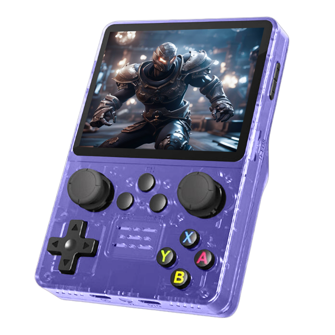 Retro Box Console Handheld Video Game Console (Linux System) 3.5 Inch IPS Screen Portable Pocket Video Player 64GB built in 15,000 Games