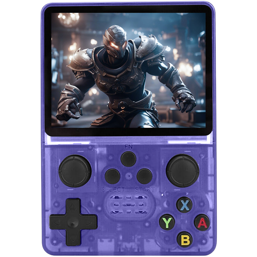 Retro Box Console Handheld Video Game Console (Linux System) 3.5 Inch IPS Screen Portable Pocket Video Player 64GB built in 15,000 Games