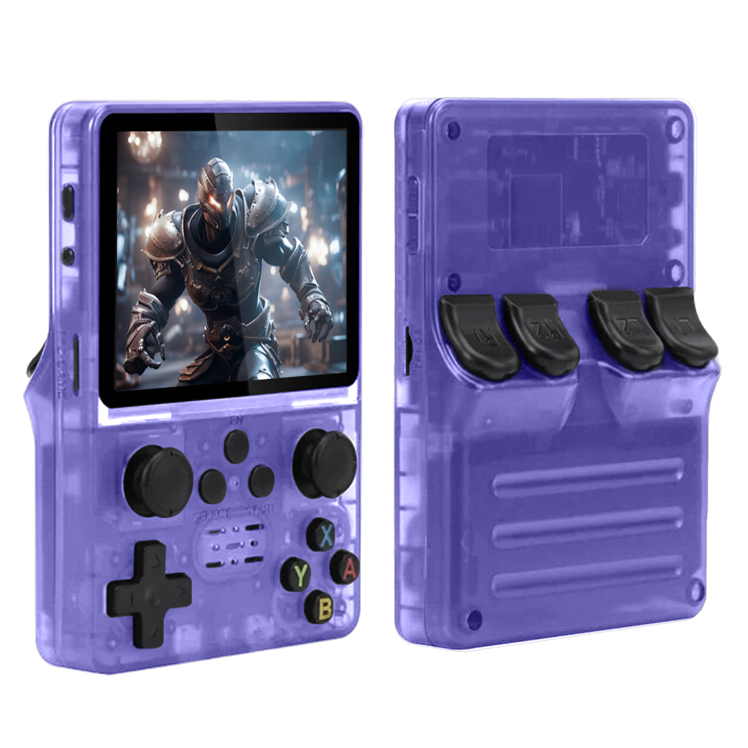 Retro Box Console Handheld Video Game Console (Linux System) 3.5 Inch IPS Screen Portable Pocket Video Player 64GB built in 15,000 Games