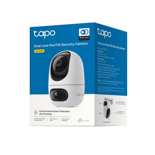 TP-Link Tapo C245D Dual Lens Pan/Tilt Security Camera