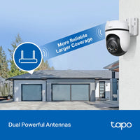 TP-Link Tapo C520WS 2K QHD Outdoor Pan/Tilt Security Wi-Fi Camera CCTV White