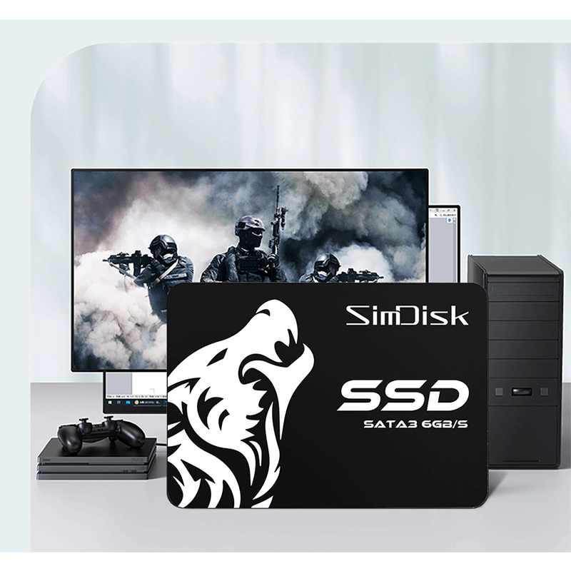 SimDisk 2.5" SSD 128GB/256GB  SATA III Solid State Drive | for Desktop Laptop PC