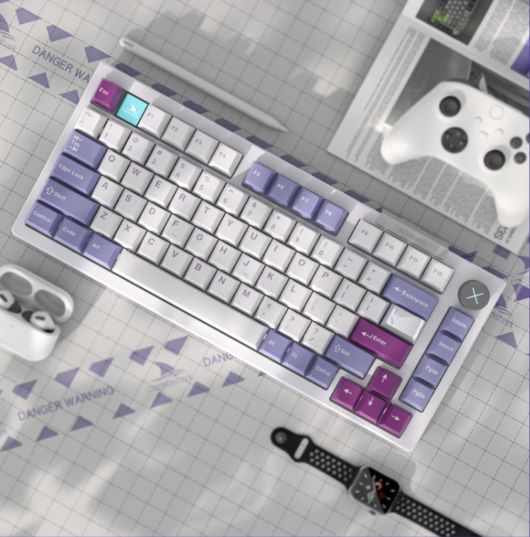 Darmoshark TOP75 Tri-Mode RGB Backlit Mechanical Keyboard