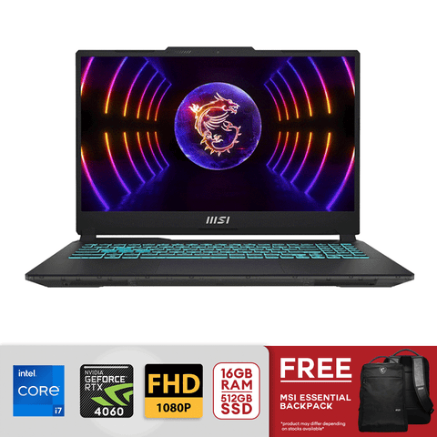 MSI CYBORG 15 A13VF-433PH 15.6" FHD i7-13620H 16GB/512GB SSD RTX 4060 Win11 with freebie