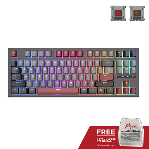 Royal Kludge RK87 Single-Mode RGB 87 Keys Hot Swappable Mechanical Keyboard [Black]