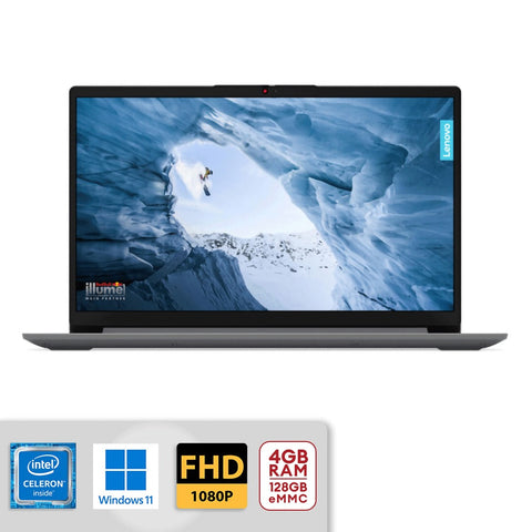 Lenovo IdeaPad l 15.6"HD laptop Celeron N4500 4GB/128GB eMMC Win11 Cloud Grey