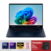 HP OmniBook X Flip 14" 2K Touch-Screen 2-in-1 Copilot+ PC Intel Core Ultra 7-256V 16GB LPDDR5 1TB SSD PCIe 4.0 Intel Arc Graphics Atmospheric Blue