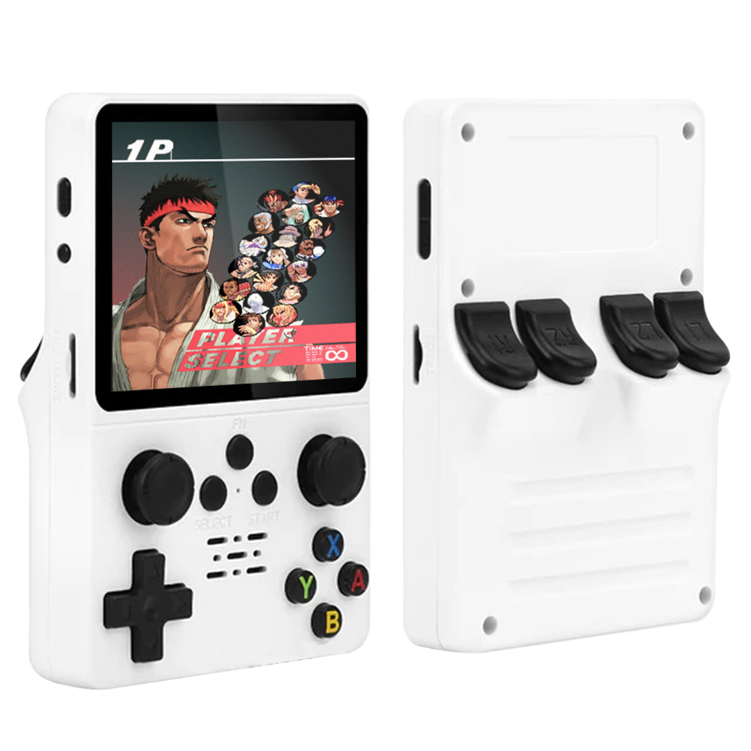 Retro Box Console Handheld Video Game Console (Linux System) 3.5 Inch IPS Screen Portable Pocket Video Player 64GB built in 15,000 Games