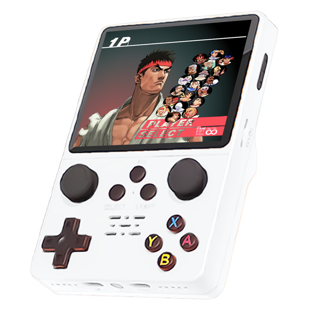 Retro Box Console Handheld Video Game Console (Linux System) 3.5 Inch IPS Screen Portable Pocket Video Player 64GB built in 15,000 Games