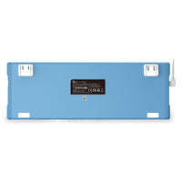 E-Yooso Z-94J Tri-Mode RGB 94 Keys Hot Swappable Mechanical Keyboard Clear Blue Linear [White Switch]