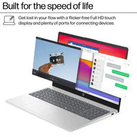 HP 15.6" FHD Touchscreen Intel Core 7-150U 16GB RAM / 512GB SSD Intel Graphics Win 11 Natural Silver 15-fd0127dx