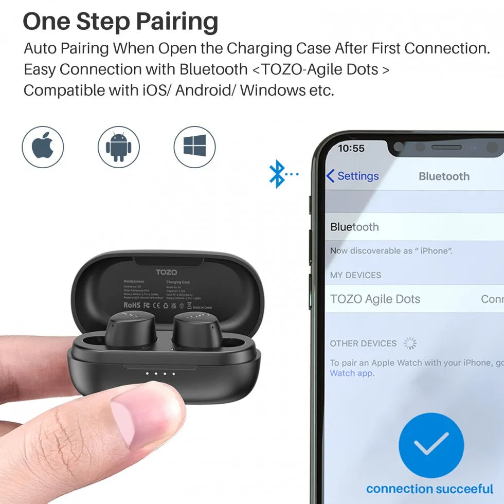 TOZO Agile Dots TWS Earbuds