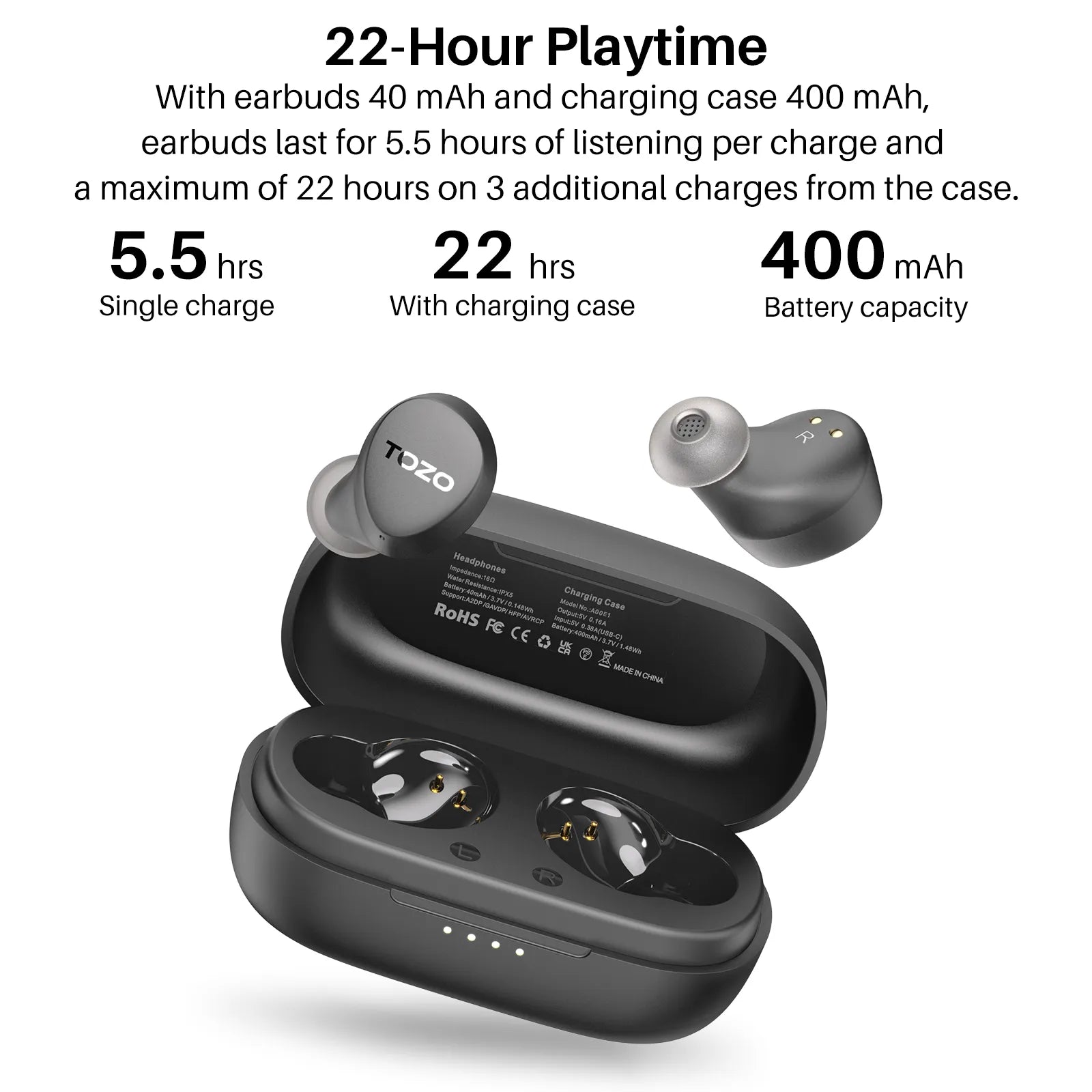 TOZO Agile Dots TWS Earbuds