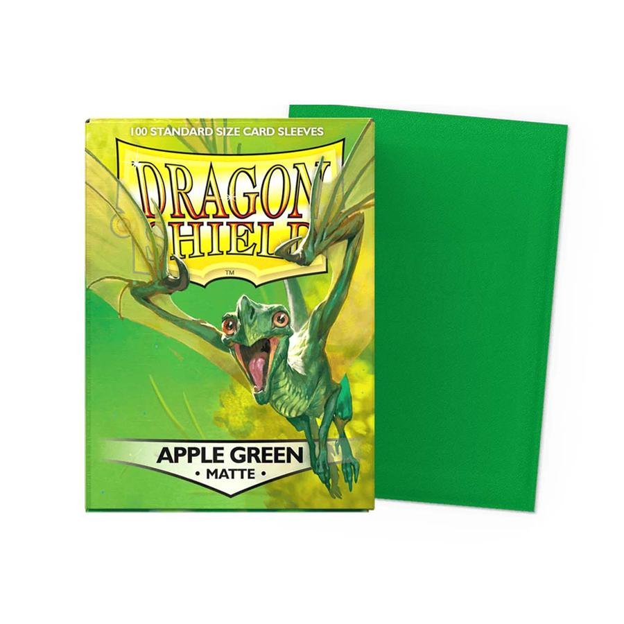 Dragon Shield Matte Sleeves 100CT (Apple Green)