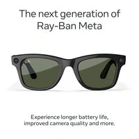 Ray-Ban Meta Wayfarer Gen 2 Shiny Black G-15 Green Lenses