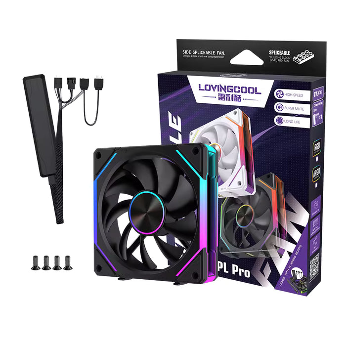 Lovingcool PL-Pro 3in1 120mm ARGB CD Mirror Design Cooling Fan