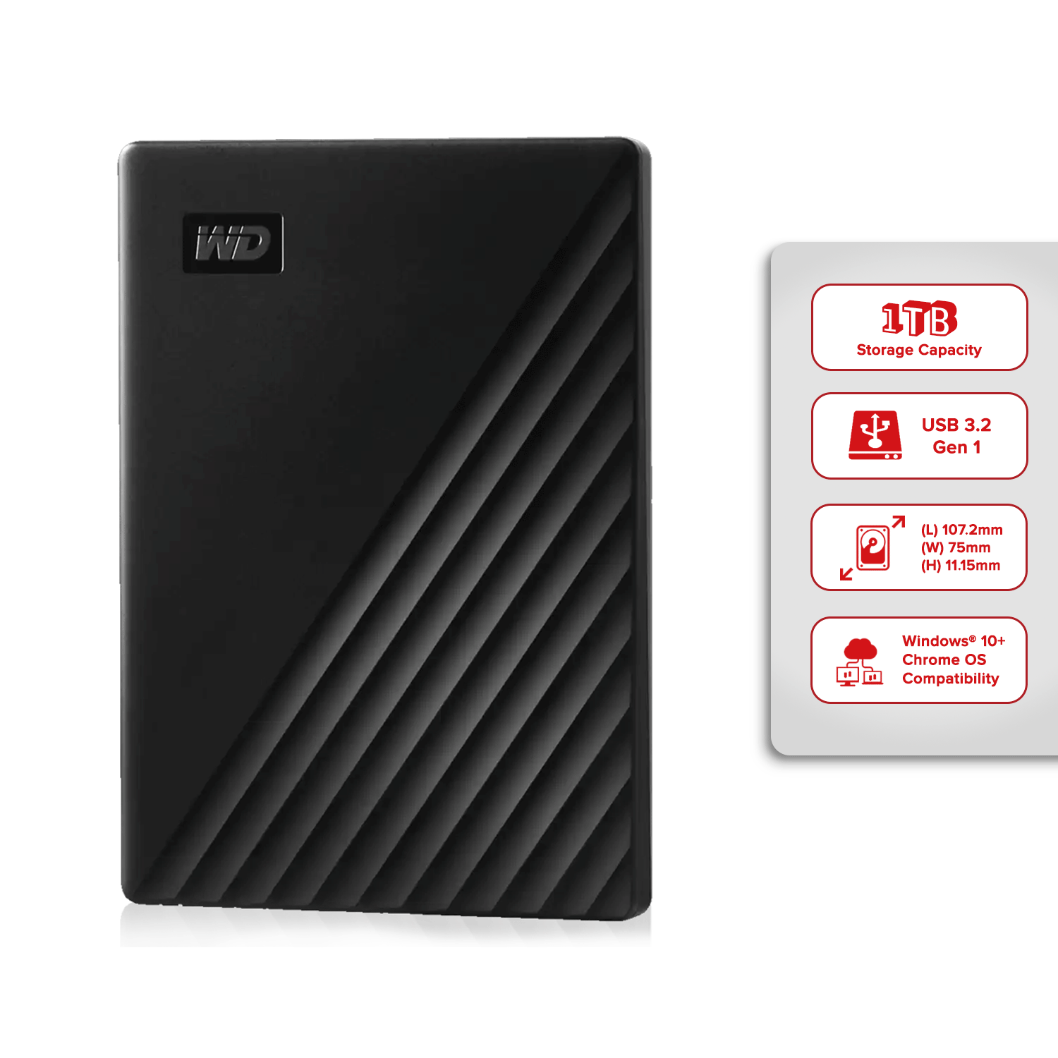 Western Digital My Passport USB 3.0 Portable External Hard Drive