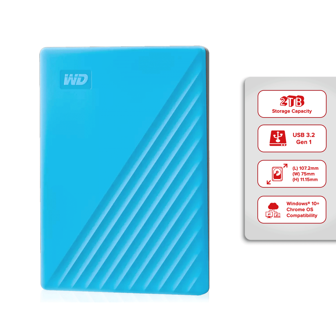 Western Digital My Passport USB 3.0 Portable External Hard Drive