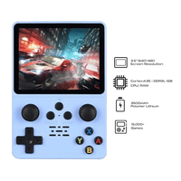 Retro Box Console Handheld Video Game Console (Linux System) 3.5 Inch IPS Screen Portable Pocket Video Player 64GB built in 15,000 Games
