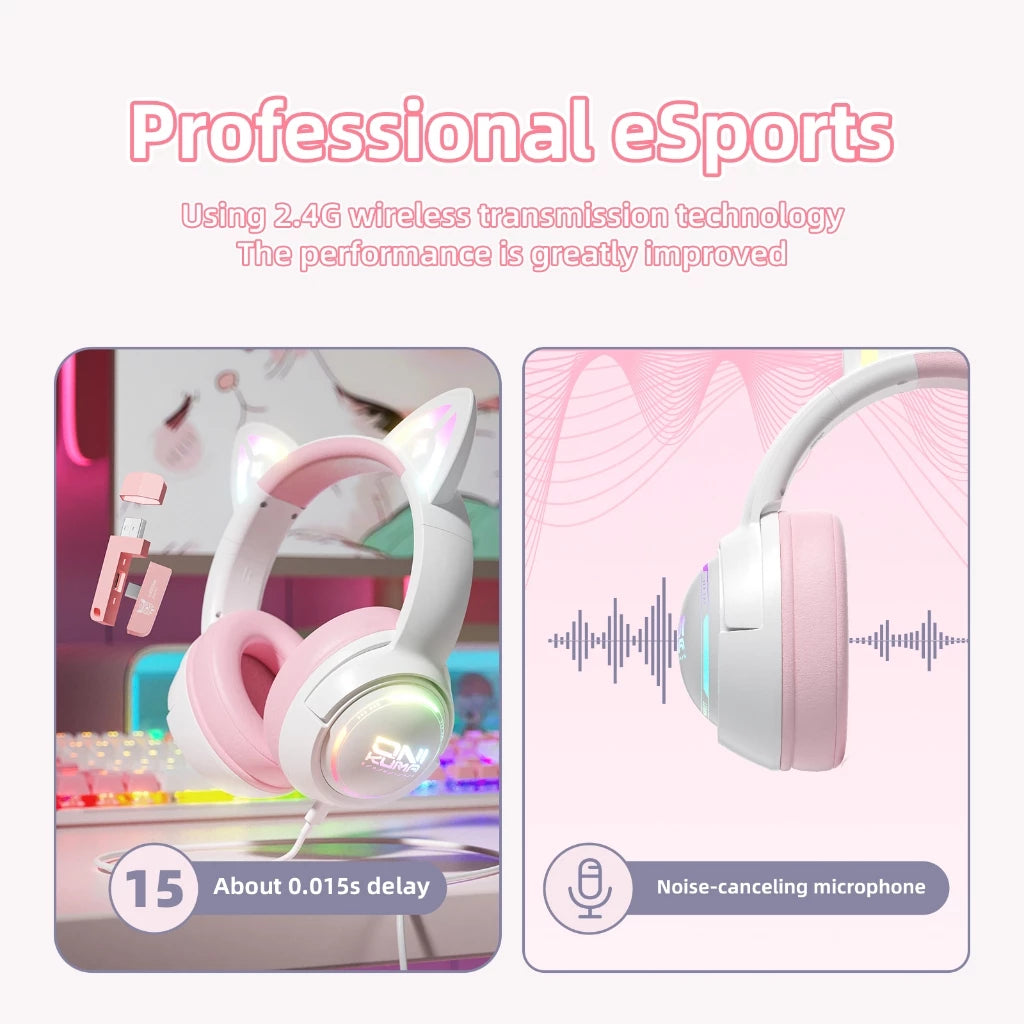 Onikuma GT838 Tri-Mode Wireless Gaming Headset