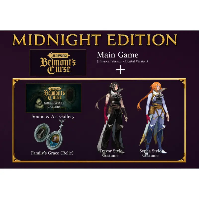 [PRE-ORDER] PlayStation 5 Castlevania: Belmont's Curse Midnight Edition (ASI)