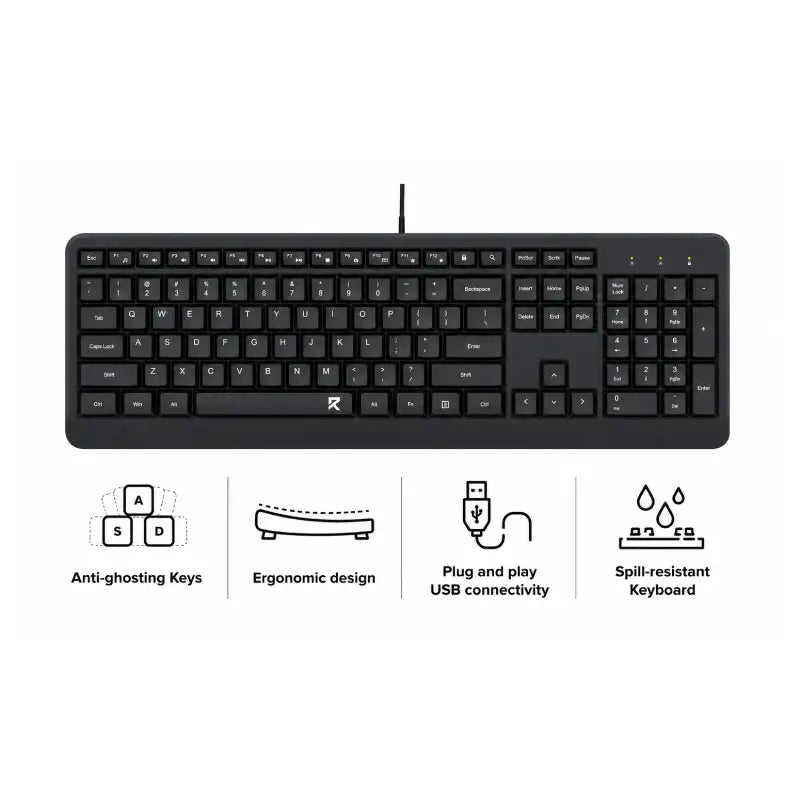 Redragon Office Keyboard Black (BK-7092)