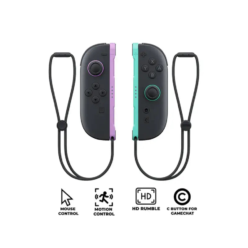 Nintendo Switch 2 Joycon (L/R) Light Purple/Light Green